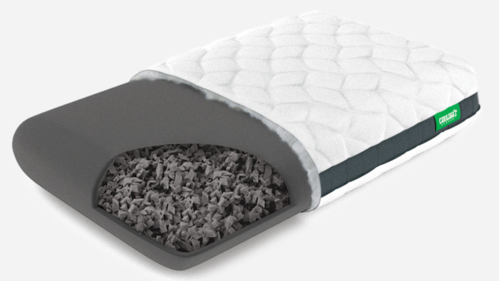 Stylish, quilted pet bed with cushioned base, ideal for comfort and support.