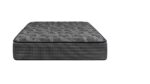 Wave-patterned gray mattress offering elegance, comfort, and support for contemporary bedroom decor.