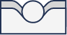 Blue circular logo with wave-like curves, symbolizing flow, innovation, trust, and professionalism.