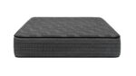 Stylish dark gray mattress with sleek design, comfort, and quality craftsmanship.