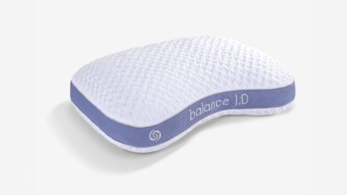 Ergonomic wave pillow offering tailored support and comfort for all sleep positions.