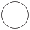 White circle on black background, representing unity, simplicity, and infinite continuity.