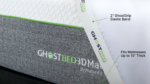 GhostBed 3D Mattress Protector with breathable quilted top and secure GhostGrip Elastic Band.