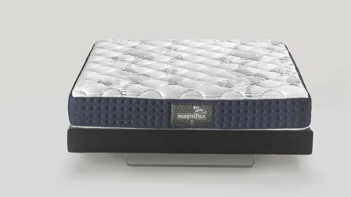 Luxurious MagniCool Firm Mattress with diamond quilted design and breathable, durable features.