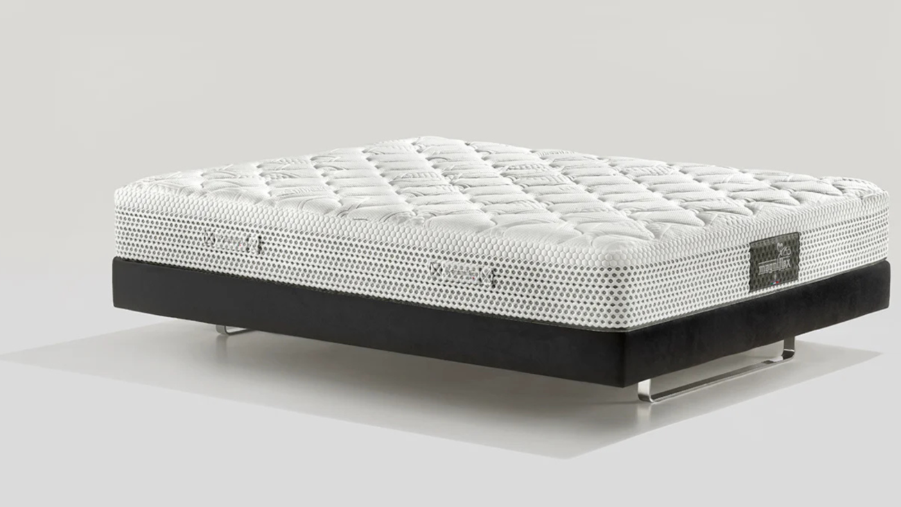 Modern luxury mattress set with tufted top and breathable sides for restful sleep.