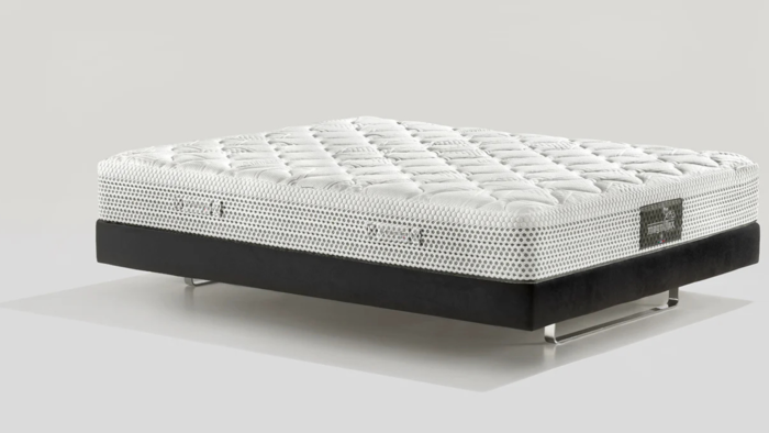 Modern luxury mattress set with tufted top and breathable sides for restful sleep.