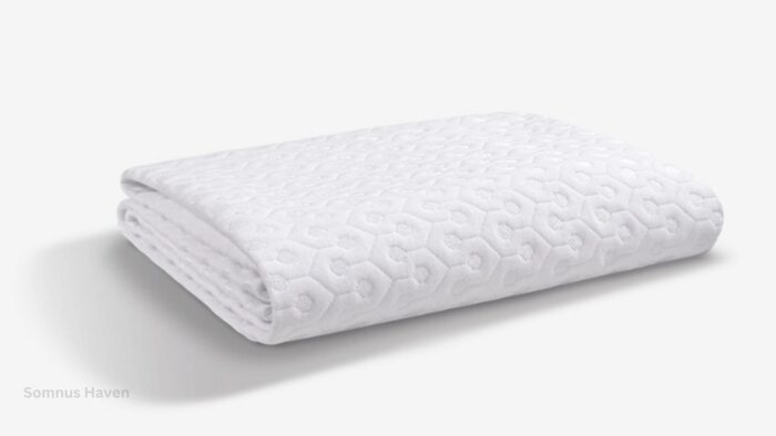 White textured blanket for decor, offering elegance and warmth in any room.