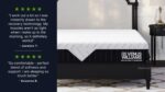 Venus Williams mattress in modern bedroom; high comfort for active lifestyles.