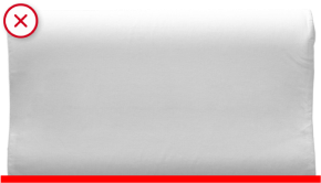 Pristine white fabric with a bold red accent, showcasing quality and vibrancy.