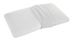 Ergonomic contour pillow with dual-sided comfort and breathability for all sleep positions.