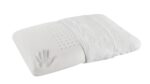 Ergonomic memory foam pillow with contoured design for superior neck support and comfort.