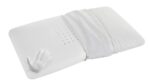 Ergonomic cooling pillow with memory foam and mesh for comfortable, breathable sleep support.